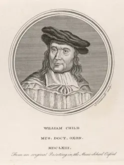 Historical Music Composers Prints: William Child