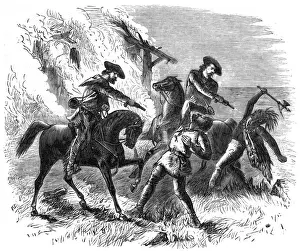 Buffalo Bill Prints: William Cody in Action
