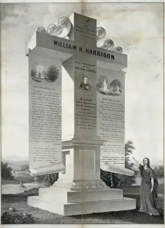 American Presidents Art Prints: William H. Harrison