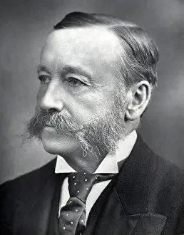 Prints of Sir WILLIAM HART DYKE Statesman, a noted rackets player in his younger days, educated at Harrow and ChristChurch, Oxford Date: 1837 - 1931 William Hart Prints: Sir William Hart Dyke Print, 1837-1931