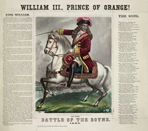 William III., Prince of Orange! At the battle of the Boyne