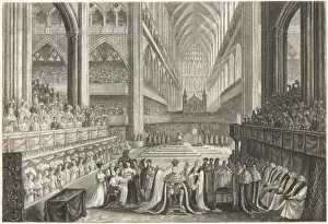Westminster Abbey Coronation Prints: William IV Crowned