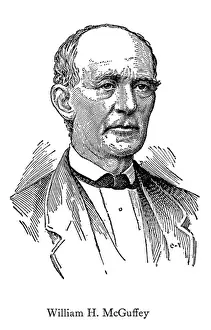 Print of William McGuffey, American educator