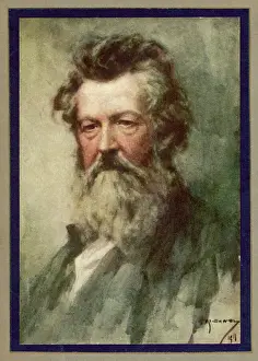 Prints of WILLIAM MORRIS English poet and artist William Morris Prints: William Morris Print - English poet and artist
