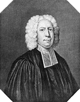 William Samuel Johnson Print, 1696-1772 American Educator