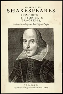 Prints of WILLIAM SHAKESPEARE English dramatist and poet Avon Prints: William Shakespeare Print - English Dramatist Engraving