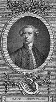 English Poet Biography Prints: William Shenstone - 2