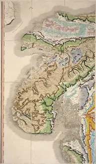 Wales Prints: William Smith's Geological Map Fig. 6 Print (1815)