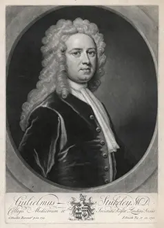 Prints of WILLIAM STUKELEY Scholar and antiquary, Fellow of Royal Society William Stukeley Prints: Engraved Print of William Stukeley