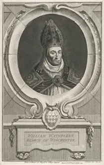 William Waynflete Print - Bishop of Winchester