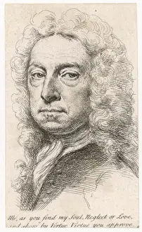 Print of William Whiston, Mathematician and Theologian