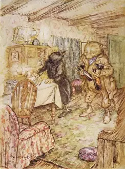 Willows Print: Rat & Beer Rat and Mole, 1908