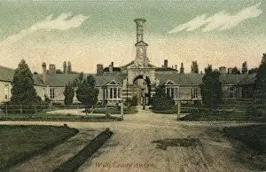 Wiltshire County Asylum Print, circa 1908