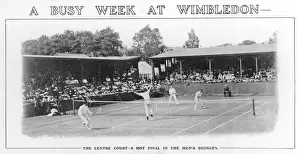 Vintage Wimbledon Images Prints: Wimbledon Doubles