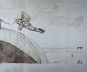 WW1 Wind up at 2 AD Print by Lieutenant George Arthur Hyde