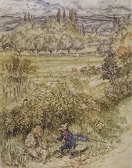 Wind in the Willows Print: The Wayfarer's Salute, 1908