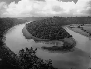 Winding River Print, Britain, 1950s