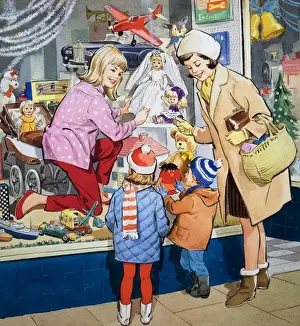 Teddy Bear Illustration Prints: The windowdresser