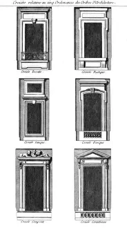 Classical Greek Architecture Prints: Windows / Classical Orders
