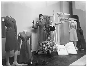 Windsmoor ladies coats window display For sale as Framed Prints