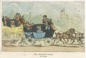 Historic Transportation Prints: The Windsor Coach C1820