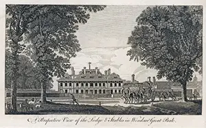 18th Century Architecture UK Prints: Windsor Lodge, Stables