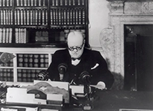 Winston Churchill makes his VE Day Broadcast Winston Churchill makes his VE Day Broadcast