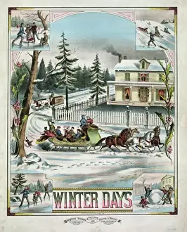 Winter Landscapes Prints: Winter days