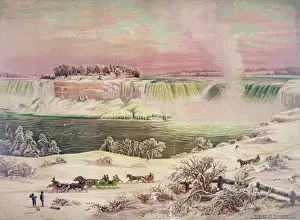 Frozen Waterfalls Prints: Winter at Niagara