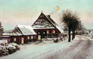 Cold Winter Morning Prints: Winter Scene