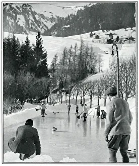 Winter Sports Supplement - curling in the Alps Winter Sports Supplement - curling in the Alps