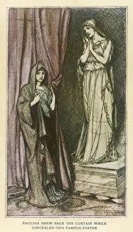 Winters Tale - Statue of Paulina and Hermione Print, 1610/11