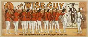 Antique Print Collector Prints: The wise guy