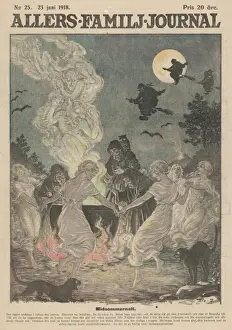 Midsummer Night Prints: Witches & Cauldron