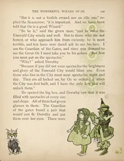 L Frank Baum Books Prints: Wizard of Oz / Guardian