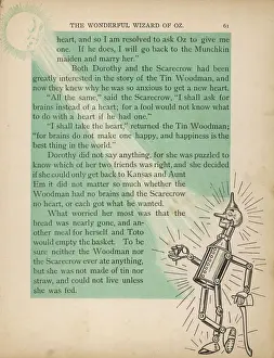 Historical Illustration Prints: Wizard of Oz / Tin Man