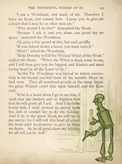 The Tin Woodman Print: Wizard of Oz Throne Room Scene