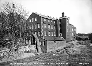 Dunmurry Linen Thread Works Print, circa early 1900s