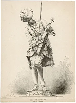 Wolfgang Amadeus Mozart, statue as a boy Wolfgang Amadeus Mozart, statue as a boy