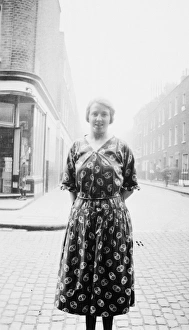 Woman in Aybrook Street, Marylebone, London Woman in Aybrook Street, Marylebone, London