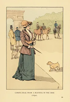 Woman returning from the Bois de Boulogne, 1890 Woman returning from the Bois de Boulogne, 1890