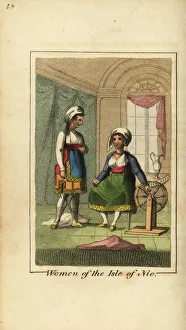 Women of the Isle of Nio or Ios, Greece, 1818 Women of the Isle of Nio or Ios, Greece, 1818
