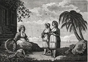 Women of Nio (Ios) island, Greek Archipelago Women of Nio (Ios) island, Greek Archipelago