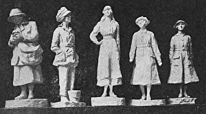 Women war workers by the sculptor Clare Sheridan Women war workers by the sculptor Clare Sheridan