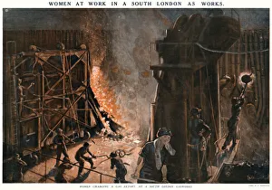 Women working at a South London gas works 1918 Women working at a South London gas works 1918