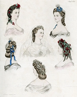Womens hairstyles 1864 Womens hairstyles 1864