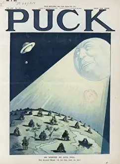 No Wonder He Gets Full: 1911 Print of Summer Love