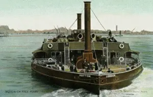 Woolwich Ferry Print, 1909