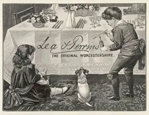 Prints of An advertisement for Lea and Perrins Original Worcestershire Sauce Worcester Prints: Worcestershire Sauce Print Ad