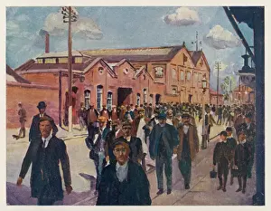 Great Western Railways Prints: Workers Going Home